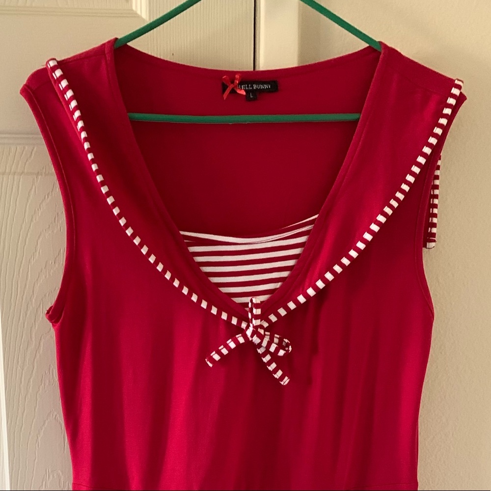 Hell Bunny Sailor Dress size Large